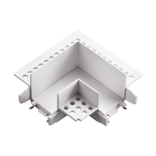 NOVOTECH 135281 SHINO NT24 180 белый Соединитель «L» токопроводящий для шинопровода в ГКЛ (для арт.135198; 135200) IP20 48V SMAL