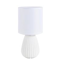 LUMION 8159/1T COUNTY LN26 502 белый, керамика/текстиль Настольная лампа E14 1*40W 220V ASELA