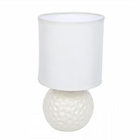LUMION 8228/1T MODERNI LN25 000 белый, керамика/текстиль Настольная лампа E14 1*40W 220V MAKOVIA