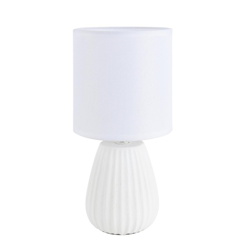 LUMION 8159/1T COUNTY LN26 502 белый, керамика/текстиль Настольная лампа E14 1*40W 220V ASELA
