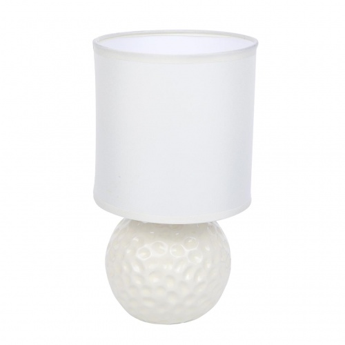 LUMION 8228/1T MODERNI LN25 000 белый, керамика/текстиль Настольная лампа E14 1*40W 220V MAKOVIA