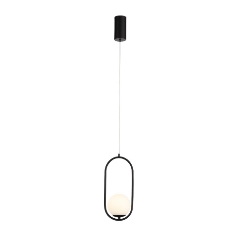 SL395.403.01 Подвес ST-Luce Черный/Белый LED 1*8W 4000K