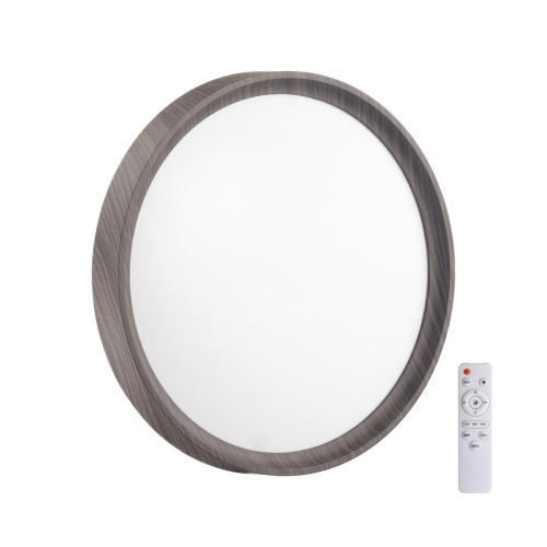 7627/DL PALE SN 175 Светильник пластик/венге под дерево LED 48Вт 3000-6300K D400 IP43 пульт ДУ WOODI 7627/DL PALE SN 175 Светильник пластик/венге под дерево LED 48Вт 3000-6300K D400 IP43 пульт ДУ WOODI