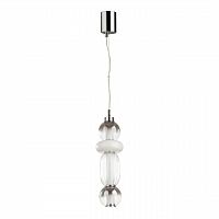 4827/18L PENDANT ODL21 321 хром/дымчатый/белый/прозрачный Подвес LED 18W BEANS