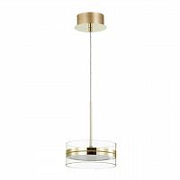 4729/14L L-VISION ODL20 355 золотой/прозрачный Подвес LED 4000K 14W 220V AKELA
