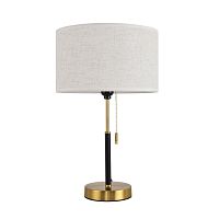 LUMION 8358/1T CLASSI LN26 521 медь/черный/белый, металл/текстиль Настольная лампа E27 60W 220V IRISA