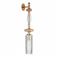 ODEON LIGHT EXCLUSIVE 5414/1WA MODERN ODL_EX25 023 античная бронза/терракот/беж/стекло/керамика Настенный светильник E14 1*40W TERRA