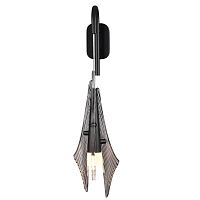 ODEON LIGHT EXCLUSIVE 5442/6WL L-VISION ODL_EX26 059 черный/дымчатый/металл/стекло/акрил Бра LED 6W 3000K 633Лм AFALINA