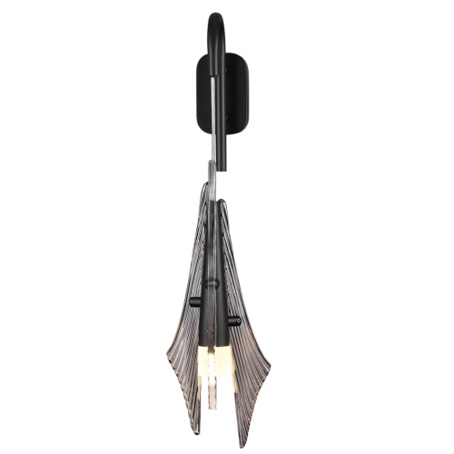 ODEON LIGHT EXCLUSIVE 5442/6WL L-VISION ODL_EX26 059 черный/дымчатый/металл/стекло/акрил Бра LED 6W 3000K 633Лм AFALINA