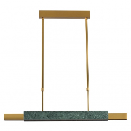 ODEON LIGHT 4360/25L MIDCENT ODL24 000 изумрудный мрамор/антич.бронза/металл/акрил Подвесной светильник IP20 LED 25W 3000K 220V MARMI