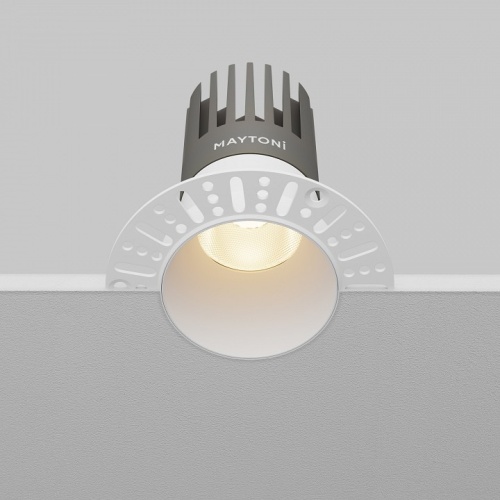 Встраиваемый светильник Maytoni Technical DL122-15W-3K-TRS-W фото 6 Встраиваемый светильник Maytoni Technical DL122-15W-3K-TRS-W фото 6