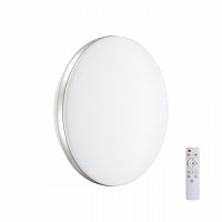 SONEX 7625/EL PALE SN 000 Светильник пластик/белый/серебристый LED 72Вт 3000-6300K D500 IP43 пульт ДУ RINGO