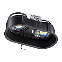 NOVOTECH 370841 SPOT NT22 578 черный Светильник встраиваемый IP20 GU10 2*50W 220V CLOUD