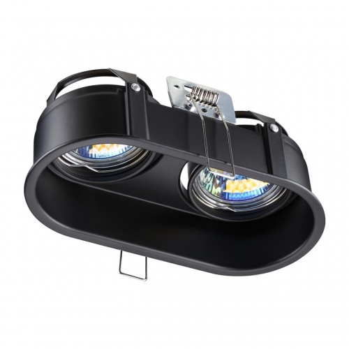 NOVOTECH 370841 SPOT NT22 578 черный Светильник встраиваемый IP20 GU10 2*50W 220V CLOUD