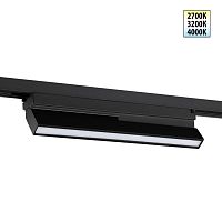NOVOTECH 359755 PORT NT25 258 черный Светильник однофазный трехжильный трековый с переключ. цв. температуры IP20 LED 18W 180-265V 2700К/3200К/4000К EOS