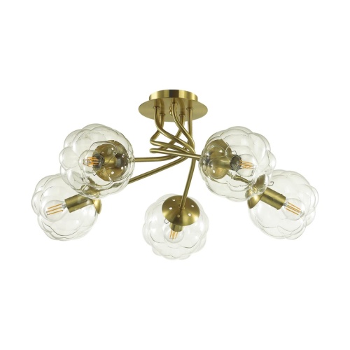 LUMION 4556/5C MODERNI LN 000 золотой Люстра потолочная E14 5*40W 220V BREANA