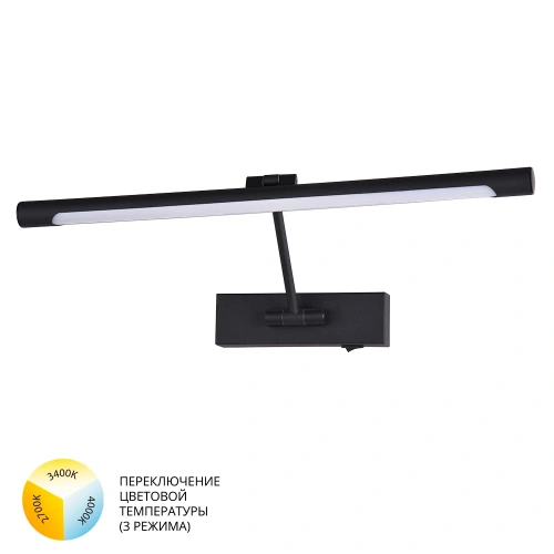 Подсветка для картин Arte Lamp HARRISON A1709AP-1BK Подсветка для картин Arte Lamp HARRISON A1709AP-1BK