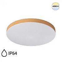 SONEX 7761/36L MITRA LED SN 545 Светильник пластик/белый/под дерево LED 36Вт 4000K D400 IP54 GAMMA