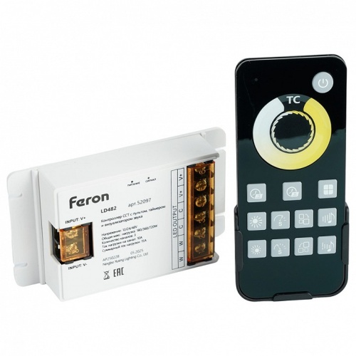 Контроллер с пультом ДУ Feron LD482 52097 Контроллер с пультом ДУ Feron LD482 52097