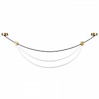4378/65L HIGHTECH ODL23 221 черный/античная бронза/акрил/металл Подвесной светильник IP20 LED 65W 3250Лм 3000K GABI