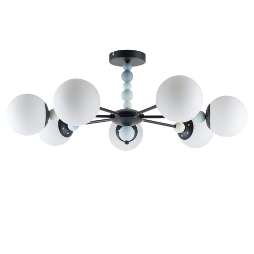 LUMION 6526/7C MODERNI LN26 360 чёрный Люстра потолочная E14 7*40W 220V SUNDAY