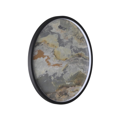 ODEON LIGHT 5078/35L L-VISION ODL24 000 черн./серо-беж./металл/натур.камень/акрил Настен.-потолочн.cветильн. LED 35W 3000K STOFLAKE