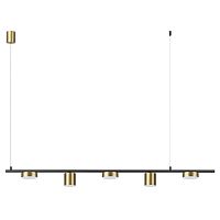 LUMION 6532/57L LEDIO LN23 000 чёрный, латунь Светильник подвеснойс ПДУ LED 57W 3000-6000K 220V FLINT