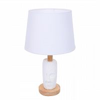 LUMION 8210/1T MODERNI LN26 490 белый, керамика/текстиль Настольная лампа Е27 1*60W 220V VISIONA