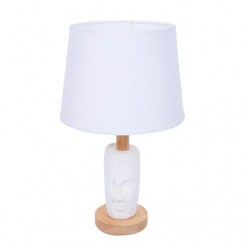 LUMION 8210/1T MODERNI LN26 490 белый, керамика/текстиль Настольная лампа Е27 1*60W 220V VISIONA