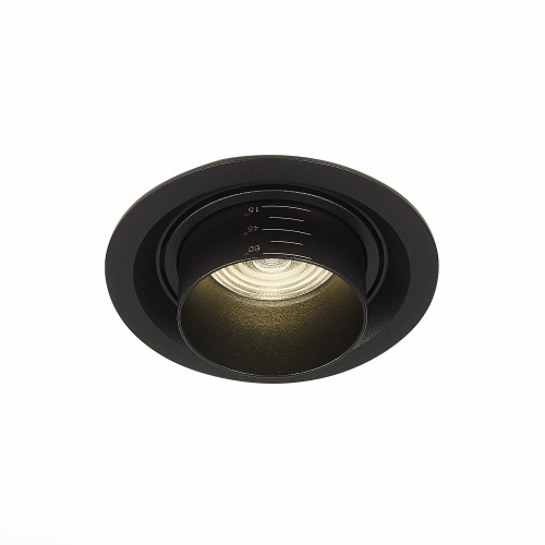 ST701.448.12 Св-к встр. Zoom Черный LED 1*12W 4000K 960Lm Ra90 15°-60° IP20 D115xH95 170-240V ST701.448.12 Св-к встр. Zoom Черный LED 1*12W 4000K 960Lm Ra90 15°-60° IP20 D115xH95 170-240V
