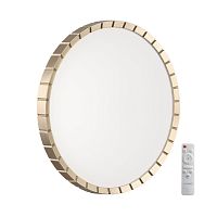 SONEX 7648/EL PALE SN 142 Светильник пластик/белый/золотой LED 70Вт 3000-6000К D486 IP43 пульт ДУ ATABI GOLD