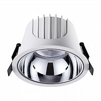 358697 SPOT NT21 276 белый/хром Светильник встраиваемый светодиодный IP20 LED 4000К 30W 100-265V KNOF