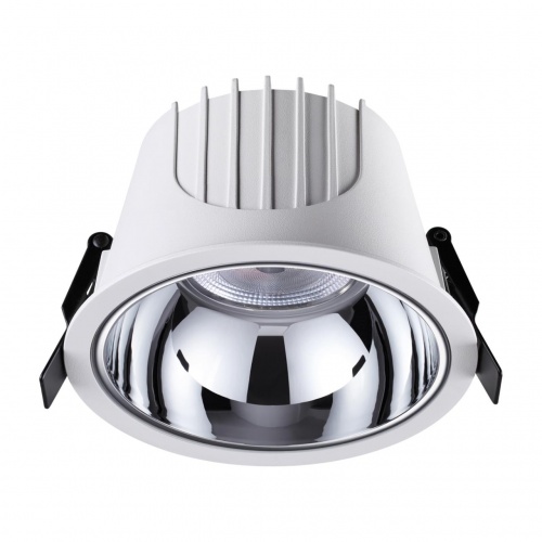 358697 SPOT NT21 276 белый/хром Светильник встраиваемый светодиодный IP20 LED 4000К 30W 100-265V KNOF