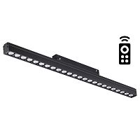 NOVOTECH 358624 SHINO NT21 064 черный Трековый низковольтный св-к диммируемый с ДУ, со сменой цв.температуры IP20 LED 3000~6500К 24W 48V FLUM