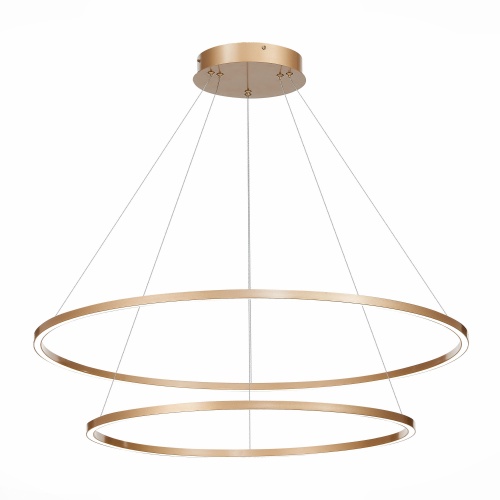 ST605.243.91 Светильник подвесной ST-Luce Золотистый/Белый LED 1*91W 4000K