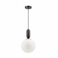 ODEON LIGHT 4671/1 PENDANT ODL20 393 черный/белый Подвес E27 1*40W (тип лампы СВЕЧА ) 220V OKIA