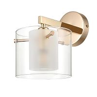 LUMION 6587/1W MODERNI LN26 133 золото/прозрачный, металл/стекло Бра E14 1*40W 220V VERDI