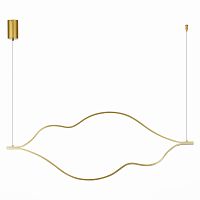 SL6106.203.56 Светильник подвесной ST-Luce Золотистый/Белый LED 1*56W 4000K