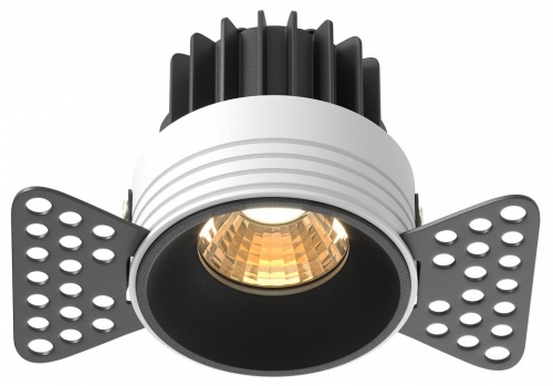 Встраиваемый светильник Maytoni Technical Round DL058-7W2.7K-TRS-B