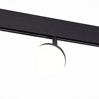 ST358.446.07 Магнитный трековый светильник Черный LED 1*7W 4000K 520Lm Ra>80 120° IP20 L120xW90xH192 48V