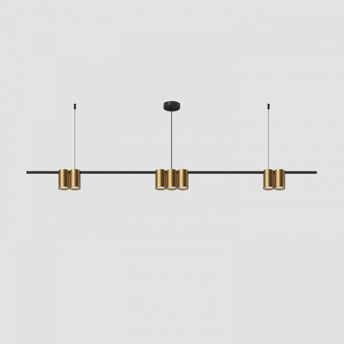 Подвесной светильник Denkirs Orbit DK4063-BK+SG фото 2 Подвесной светильник Denkirs Orbit DK4063-BK+SG фото 2