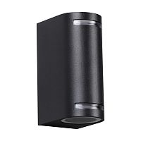 NOVOTECH 370839 STREET NT22 758 черный Светильник ландшафтный IP54 GU10 2*15W 220V LANDSCAPE