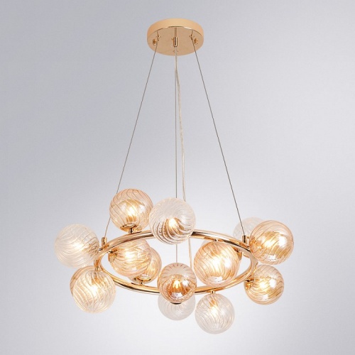 Подвесная люстра Arte Lamp ETEREO A5261LM-15GO фото 3
