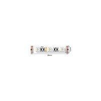 Лента со скотчем 3М светодиодная стандарт 5050, 60 LED/м, 19,2 Вт/м, 24В , IP20, Цвет: RGB + теплый белый