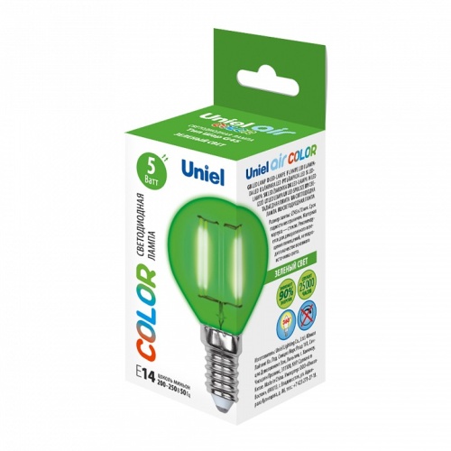 Лампа светодиодная Uniel Air Color E14 5Вт K UL-00002987 фото 2 Лампа светодиодная Uniel Air Color E14 5Вт K UL-00002987 фото 2