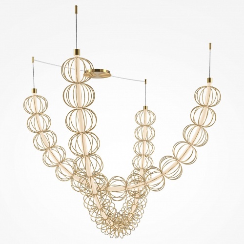 Подвесной светильник Maytoni Golden Cage MOD216PL-L55G3K Подвесной светильник Maytoni Golden Cage MOD216PL-L55G3K