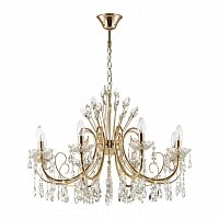 ODEON LIGHT 4977/8 HALL ODL23 627 золотой/хрусталь Люстра E14 8*40W VERSIA