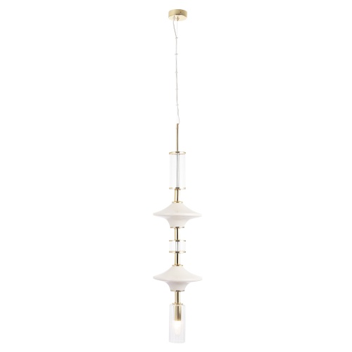 Светильник подвесной Crystal Lux VALENCIA SP1.3 GOLD Светильник подвесной Crystal Lux VALENCIA SP1.3 GOLD