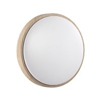 SONEX 7607/CLN PALE SN 170 Светильник пластик/белый/бежеый под дерево LED 36Вт 4000К D340 IP43 LOSTA