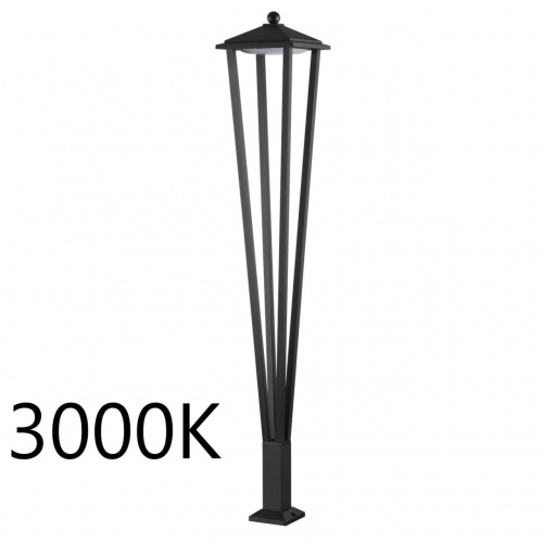 ODEON LIGHT 6655/12GA3 NATURE ODL25 673 черный/металл Уличный светильник IP65 LED 12W 3000K AC85-265V BEARITZ